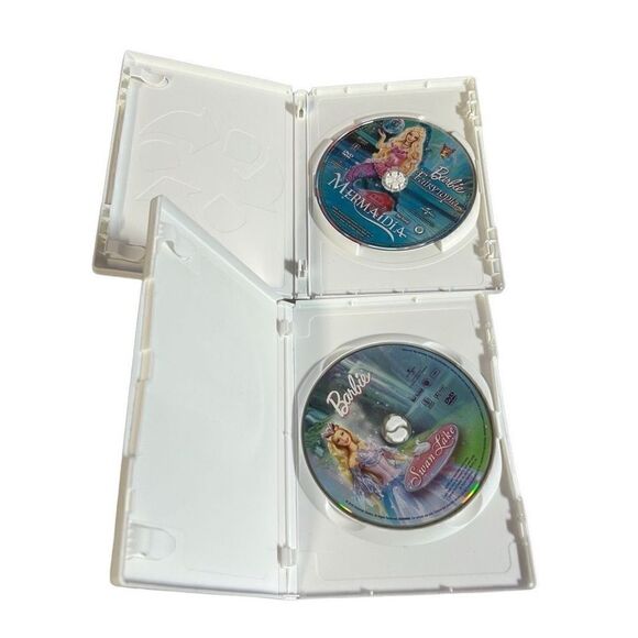 Barbie Lot of 2 DVDs Swan Lake and Mermaidia - Picture 2 of 4